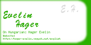 evelin hager business card